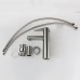 MLMH Basin Mixer Faucet Hot And Cold Tap 304 Stainless Steel Countertop Basin Faucet Water Faucet - B07F7W69YN